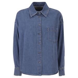Weekend Maxmara Women Wkdfoggia - Cotton Denim Shirt